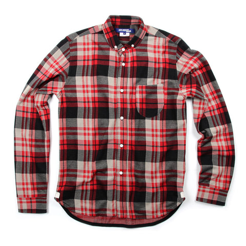 Plaid Jersey L/S Shirt