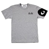 Black Heart Sleeve Tee Shirt