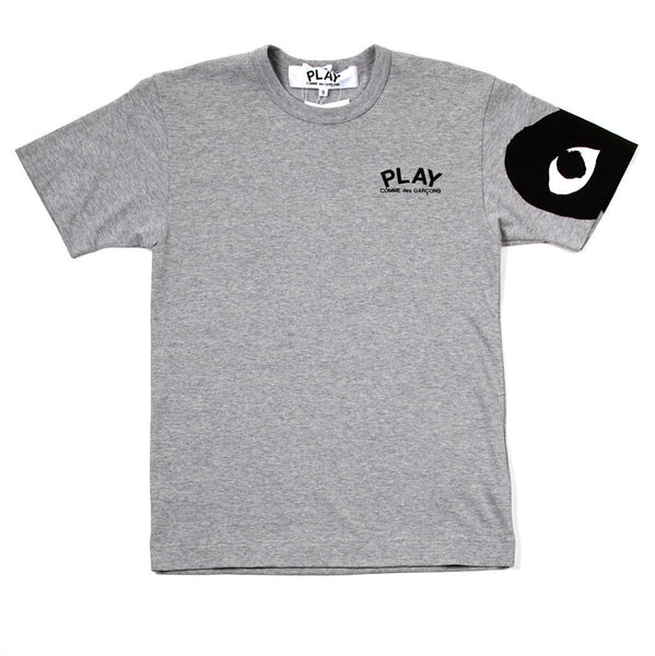 Black Heart Sleeve Tee Shirt