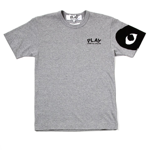 Black Heart Sleeve Tee Shirt