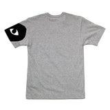 Black Heart Sleeve Tee Shirt