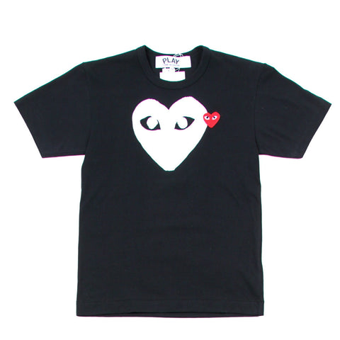 Small Double Heart Tee Shirt (BLACK)