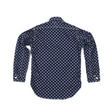 Post R Shirt (Vintage Calico Print Indigo)
