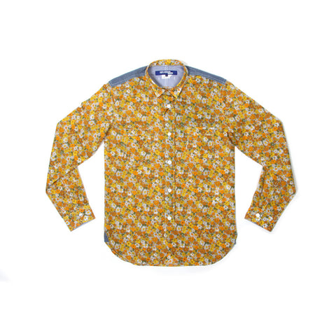Cotton Linen Floral Shirt