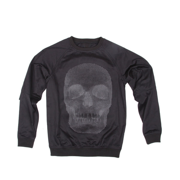 Lazer Cut Woven Sweat