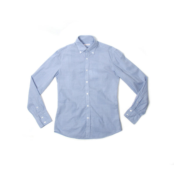Multi Pattern Micro Gingham Shirt