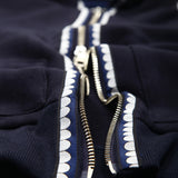 Teeth Tape Zip Up Hoodie