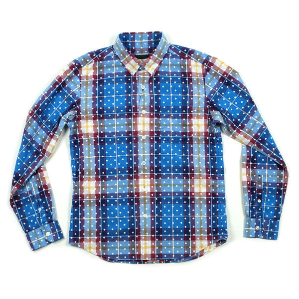 Dots Pattern Check B.D Shirt