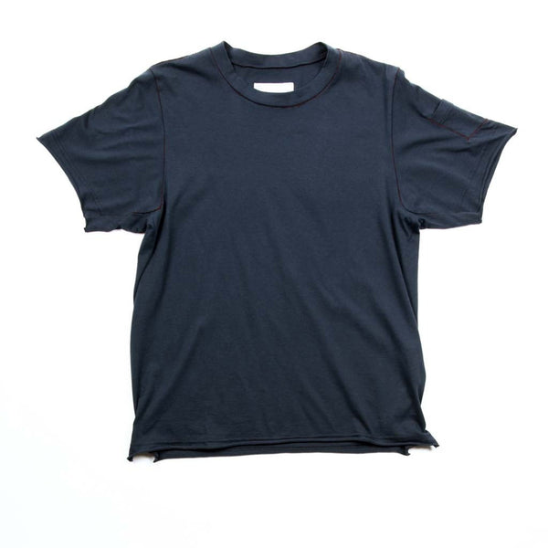 Crew Neck Pocket Tee Shirt