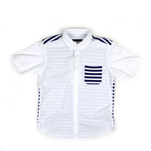 Fabric Mix B.D. Shirt