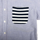 Fabric Mix B.D. Shirt