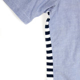 Fabric Mix B.D. Shirt