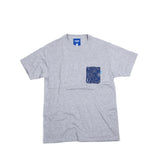 Blue Paisley Pocket Tee