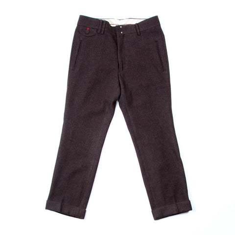 Brown Wool Trouser