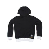 Lame Rib Zip Up Sweat Parka