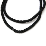 Long knotted necklace