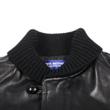Shawl Collar Leather Jacket