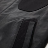 Shawl Collar Leather Jacket