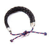 Leather Bracelet/Rope Tie Bracelet