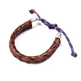 Leather Bracelet/Rope Tie Bracelet