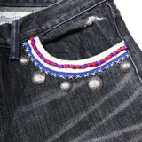 Beaded Savage Narrow Straight