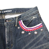 Beaded Savage Narrow Straight