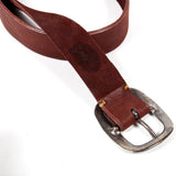 Ground Leather Buckle Belt