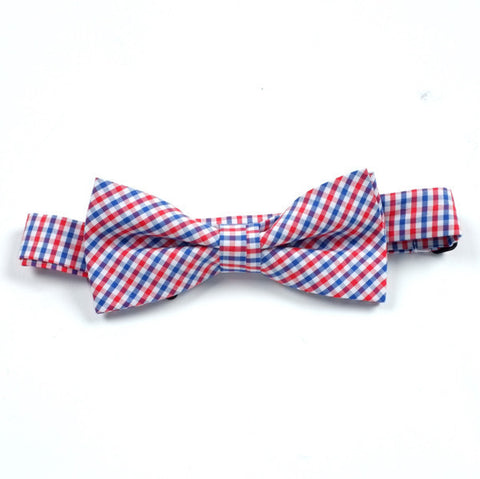 Gingham Check Bow Tie