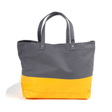 Painted Canvas 2 Tone Tote Bag