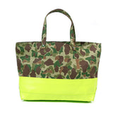 Painted Canvas 2 Tone Tote Bag