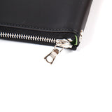 Calf Leather Zip Wallet