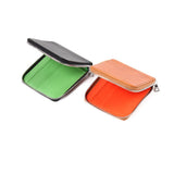 Calf Leather Zip Wallet